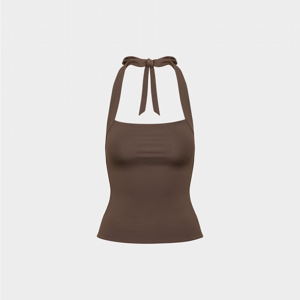 NWT ARITZIA mocha halter and skort set